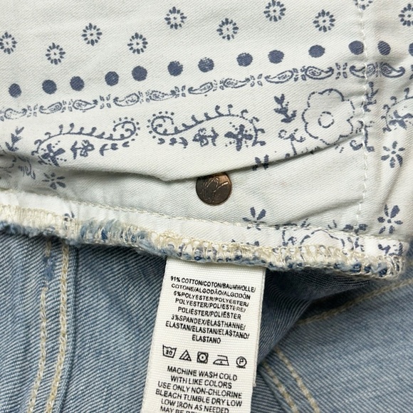 FREE PEOPLE x We The Free Crvy Vintage High Rise Shorts Size 33 - Picture 3 of 8